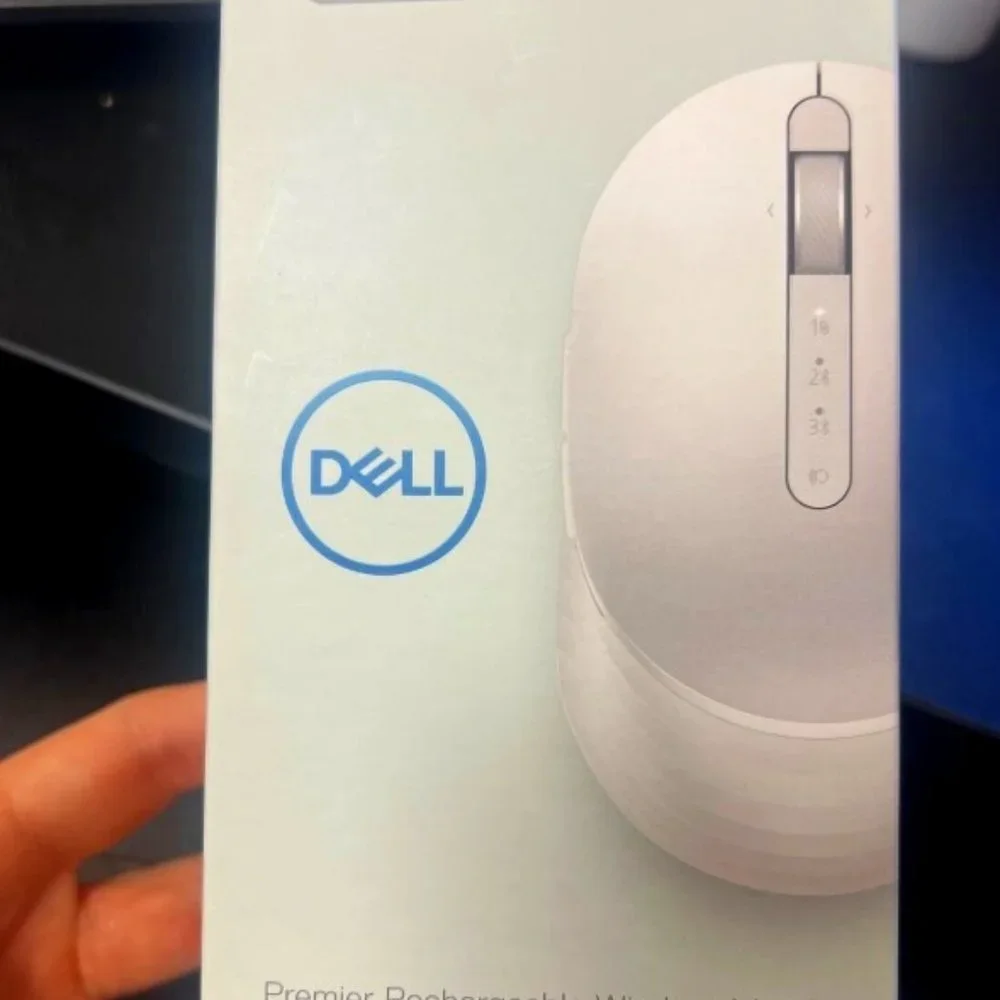 Dell Premier MS7421W Mouse, 2.4 GHz, Bluetooth 5.0, Platinum Silver